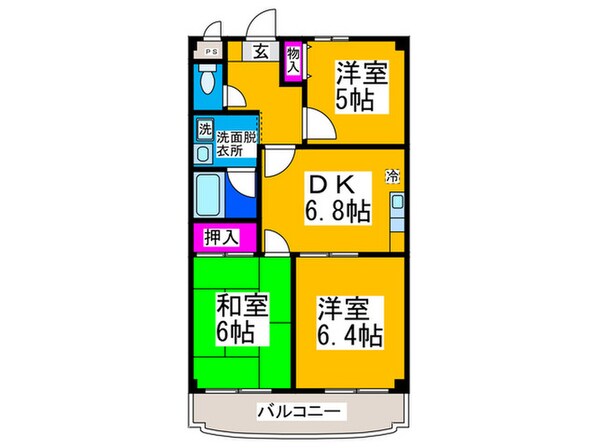 スプル－ス泉ヶ丘の物件間取画像